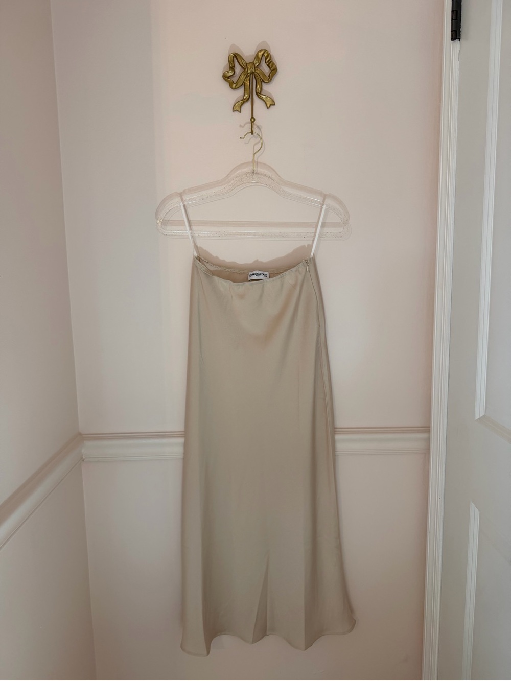 Princess Polly Beige Maxi Skirt